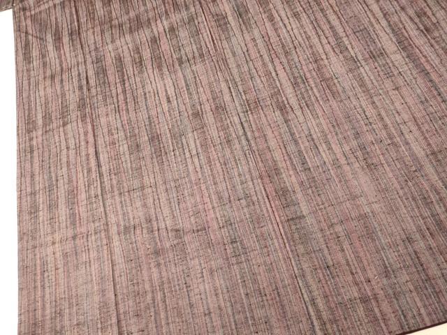 平和屋着物■上質な紬　霞文　正絹　逸品　AABG9836fw