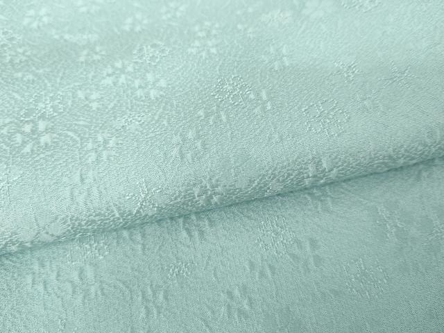平和屋着物●上質な色無地　草花地紋　瓶覗色　正絹　逸品　AABG9860cs