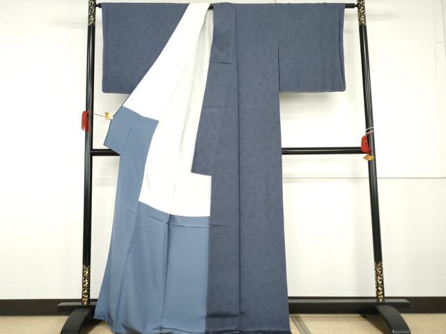 平和屋着物●重要無形文化財　人間国宝　中村勇二郎　江戸小紋　国宝平等院雲中供養菩薩像五十二　正絹　逸品　AABG9877cs