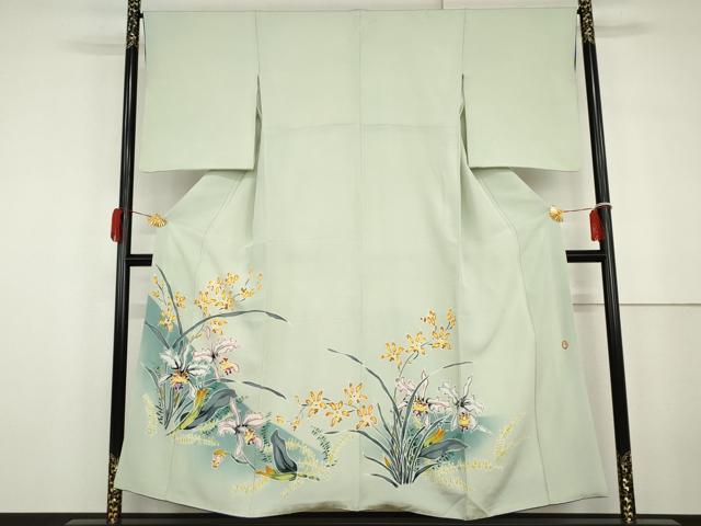 平和屋着物●豪華色留袖　作家物　周　ろうけつ染　草花文　暈し染め　正絹　逸品　AABG9897cs