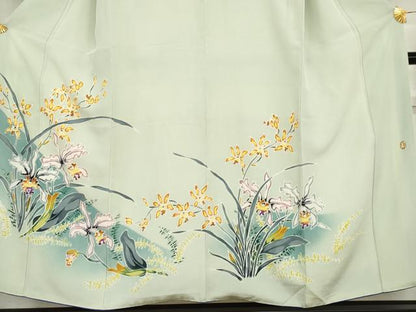 平和屋着物●豪華色留袖　作家物　周　ろうけつ染　草花文　暈し染め　正絹　逸品　AABG9897cs