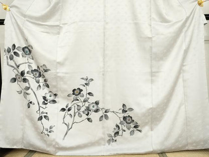 平和屋着物●洗える最高級着物　＜英＞はなぶさ謹製　訪問着　枝花文　椿　洗える着物　AABG9929cs