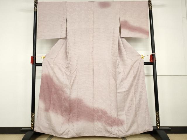 平和屋着物●お召　訪問着　霞文　暈し染め　正絹　逸品　AABG9931cs