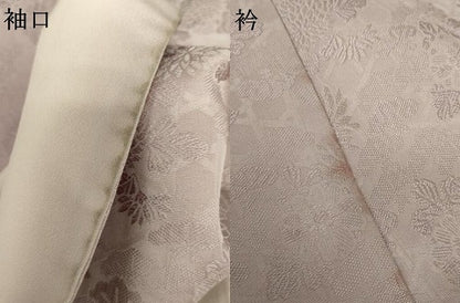 平和屋着物●お召　訪問着　霞文　暈し染め　正絹　逸品　AABG9931cs