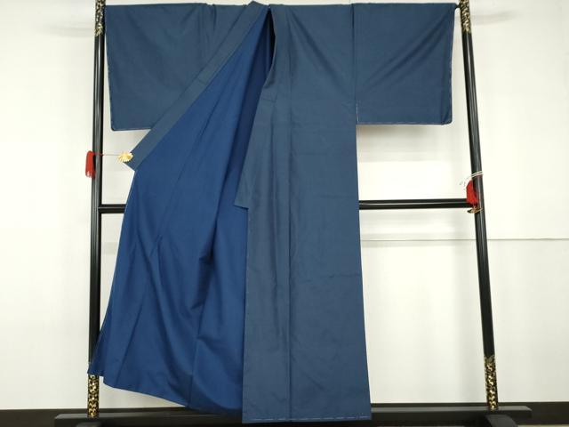 平和屋着物●男性　本場大島紬　亀甲絣　キングサイズ　正絹　逸品　未使用　AABG9943cs
