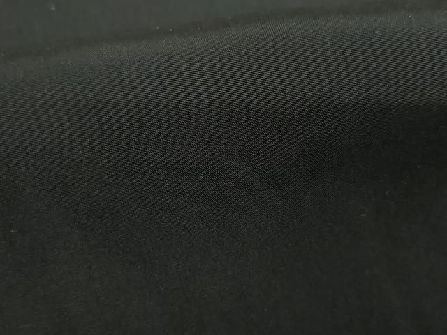 平和屋着物●男性　黒紋付　羽織セット　正絹　逸品　AABG9944cs