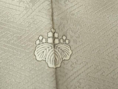 平和屋着物●豪華色留袖　駒刺繍　花松文　金彩　正絹　逸品　AABG9969cs