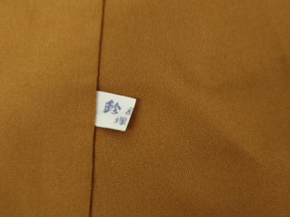 平和屋着物●本場大島紬　古代染色純泥染　一元7マルキ　手織り　枝花文　鈴乃屋扱い　証紙付き　石原正宏作　正絹　逸品　AABG9972cs
