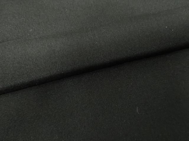 平和屋着物●男性　黒紋付　羽織セット　正絹　逸品　AABG9974cs