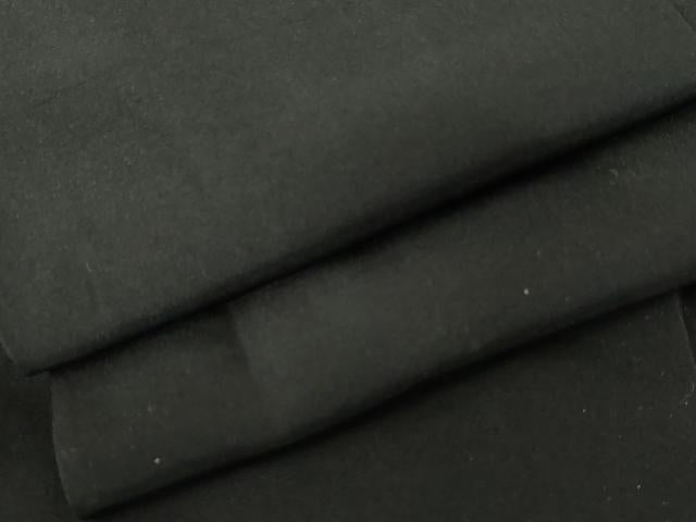 平和屋着物●男性　黒紋付　羽織セット　正絹　逸品　AABG9974cs