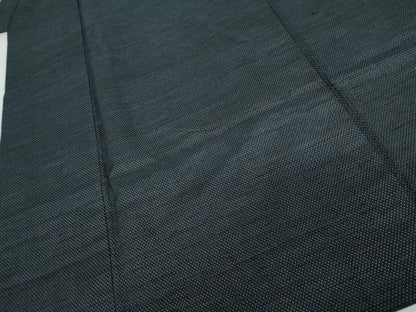 平和屋着物●男性　塩沢紬　アンサンブル　十字　正絹　逸品　AABG9975cs