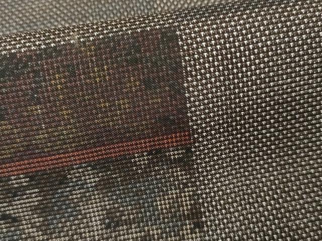 平和屋着物●本場大島紬　名匠たかし　カタス7マルキ　変わり横段文　証紙付き　正絹　逸品　AABG9992cs
