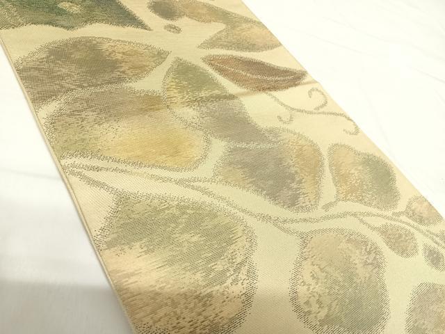 平和屋着物◎六通柄 本袋帯 草木文 正絹 逸品 AABH0021yx