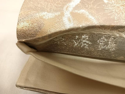 平和屋着物◎六通柄袋帯　京洛錦　二重引箔袋帯　正絹　逸品　AABH0022yx