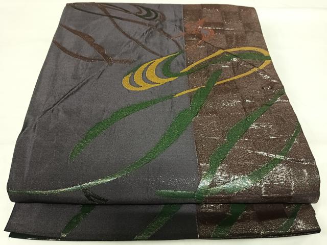 平和屋着物◎六通柄京袋帯 孔雀文 逸品 AABH0060yx