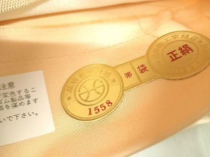 平和屋着物◎西陣　六通柄袋帯　唐織　蒔絵　雪輪花鳥文　金糸　正絹　逸品　AABH0137yx