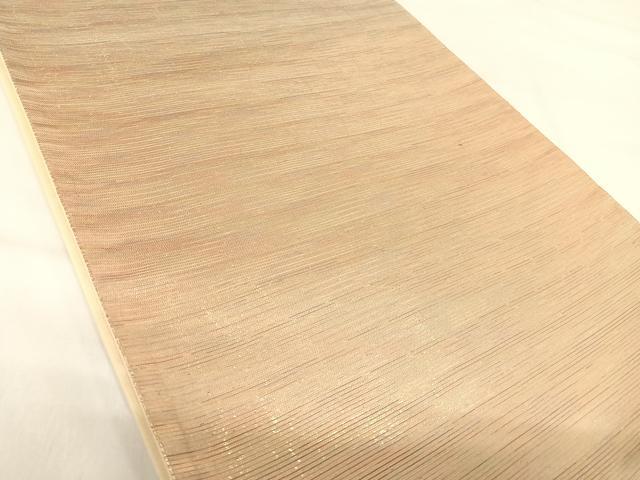 平和屋着物◎全通柄袋帯 霞文 金糸 正絹 逸品 AABH0368yx