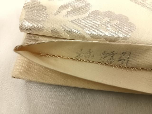 平和屋着物◎六通柄　本袋帯　花鳥文　純箔引　正絹　逸品　AABH0376yx 平和屋着物◎六通柄 本袋帯 花鳥文 純箔引 正絹 逸品