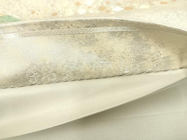 平和屋着物◎六通柄袋帯 玉かずら 錦彩宝仙文 金銀糸 正絹 逸品 AABH0381yx