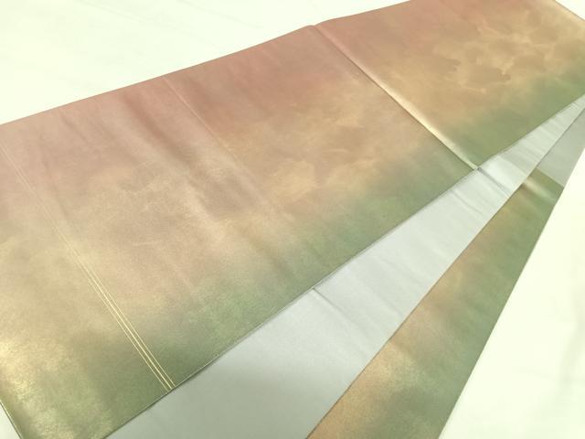 平和屋着物◎六通柄袋帯　霞文　引箔　正絹　逸品　AABH0383yx 平和屋着物◎六通柄袋帯 霞文 引箔 正絹 逸品 BAAS9383ow - メルカリ