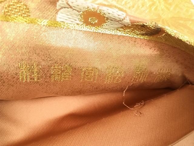 平和屋着物◎六通柄袋帯　唐織　離宮錦　桂離宮　金銀糸　正絹　逸品　AABH0399yx