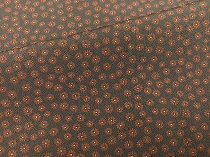 平和屋着物●上質な小紋　小花文　正絹　逸品　AABH0408ph