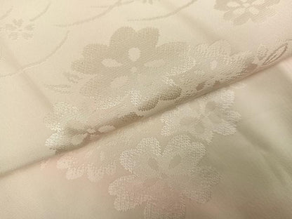 平和屋着物●振袖用長襦袢　無双仕立て　雪輪花地紋　暈し染め　正絹　逸品　AABH0409ph