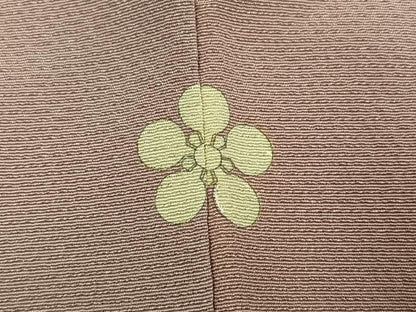 平和屋着物●染色作家　斉藤三才　小紋　霞文　暈し染め　正絹　逸品　AABH0427ph