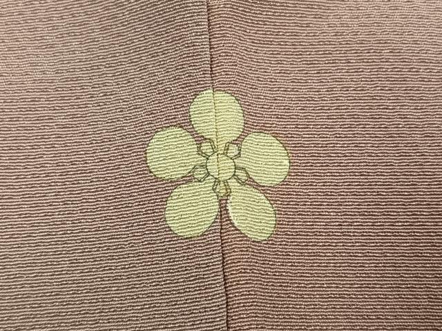 平和屋着物●染色作家　斉藤三才　小紋　霞文　暈し染め　正絹　逸品　AABH0427ph