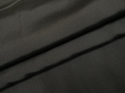 平和屋着物●男性　黒紋付・羽織セット　正絹　逸品　AABH0452ph