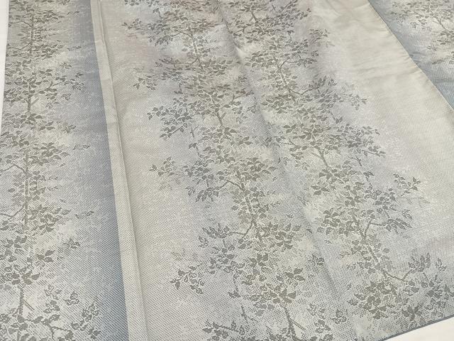 平和屋着物●都喜ヱ門　本場大島紬　白大島　カタス7マルキ　蒔白泥　草木間道　藤絹織物謹製　証紙付き　正絹　逸品　AABH0459ph