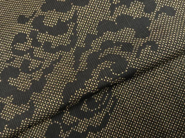平和屋着物●本場大島紬　一元絣　波　正絹　逸品　未使用　AABH0466ph