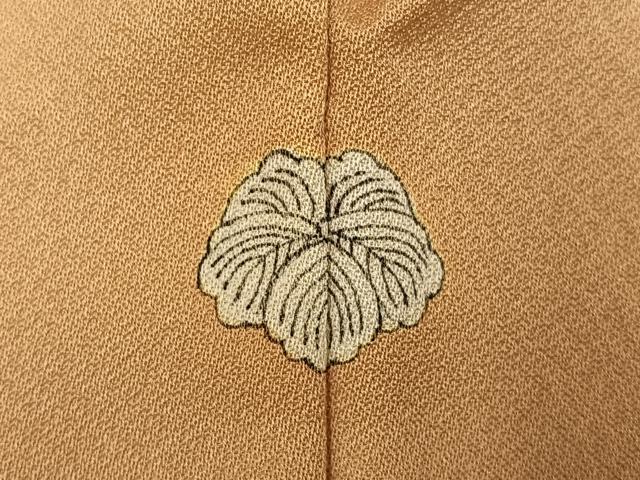 平和屋着物●訪問着　友禅　草花文　暈し染め　金彩　正絹　逸品　AABH0478ph