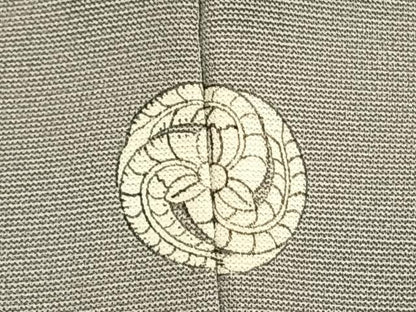 平和屋着物●訪問着　駒刺繍　吉祥花鳥文　金彩　正絹　逸品　AABH0488fy