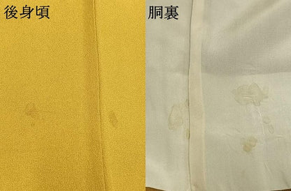 平和屋着物●豪華振袖　枝花文　金銀彩　正絹　逸品　AABH0497fy