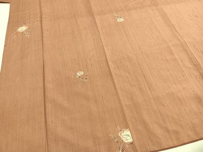 平和屋着物●上質な紬　絞り　辻が花　正絹　逸品　AABH0515fy