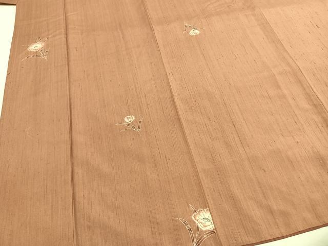 平和屋着物●上質な紬　絞り　辻が花　正絹　逸品　AABH0515fy