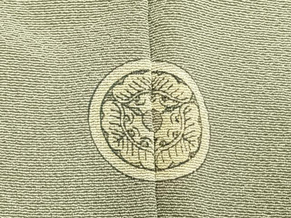 平和屋着物●訪問着　友禅　草花文　暈し染め　金彩　正絹　逸品　AABH0519fy