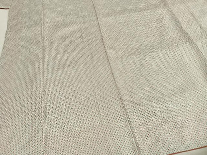 平和屋着物●大変加工の良い総絞り小紋　正絹　逸品　未使用　AABH0526fy