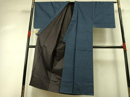 平和屋着物●男性　本場大島紬　アンサンブル　100亀甲　総詰め　植田栄二作　証紙付き　正絹　逸品　未使用　AABH0531fy