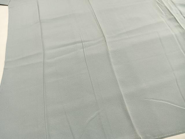 平和屋着物●上質な色無地　月白色　正絹　逸品　未使用　AABH0547fy