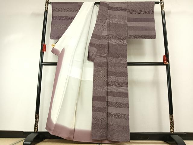 平和屋着物●小紋師　飯島輝也　江戸小紋　百柄　正絹　逸品　AABH0552fy