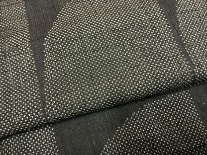 平和屋着物●上質な紬　幾何学文様　正絹　逸品　AABH0558fy