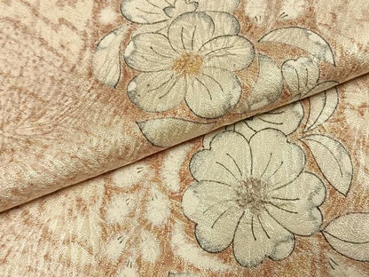 平和屋着物●上質な小紋　絞り　辻が花　正絹　逸品　AABH0569fy