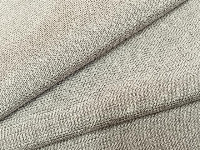 平和屋着物●本塩沢　やまだ織　正絹　逸品　AABH0585fy