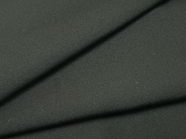 平和屋着物●男性　黒紋付　羽織セット　正絹　逸品　AABH0592fy