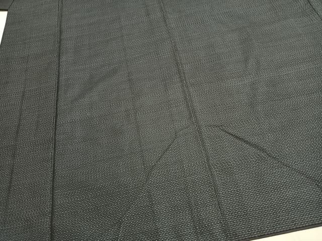 平和屋着物●男性　本場村山大島紬　アンサンブル　長襦袢(無双仕立て)セット　亀甲柄　正絹　逸品　AABH0595fy