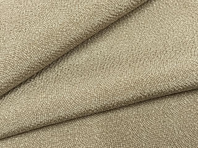 平和屋着物●江戸小紋　作家物　草木染　鮫小紋柄　鬼しぼ縮緬　正絹　逸品　AABH0601fy