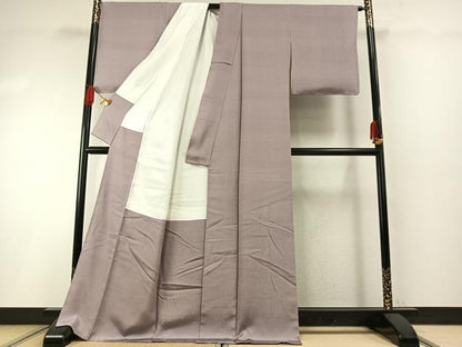 平和屋着物●江戸小紋　横段吉祥文　正絹　逸品　AABH0605fy