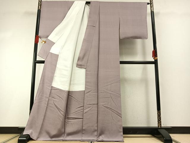 平和屋着物●江戸小紋　横段吉祥文　正絹　逸品　AABH0605fy